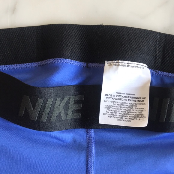 NWT Nike Blue Training Leggings Size M - Picture 2 of 8